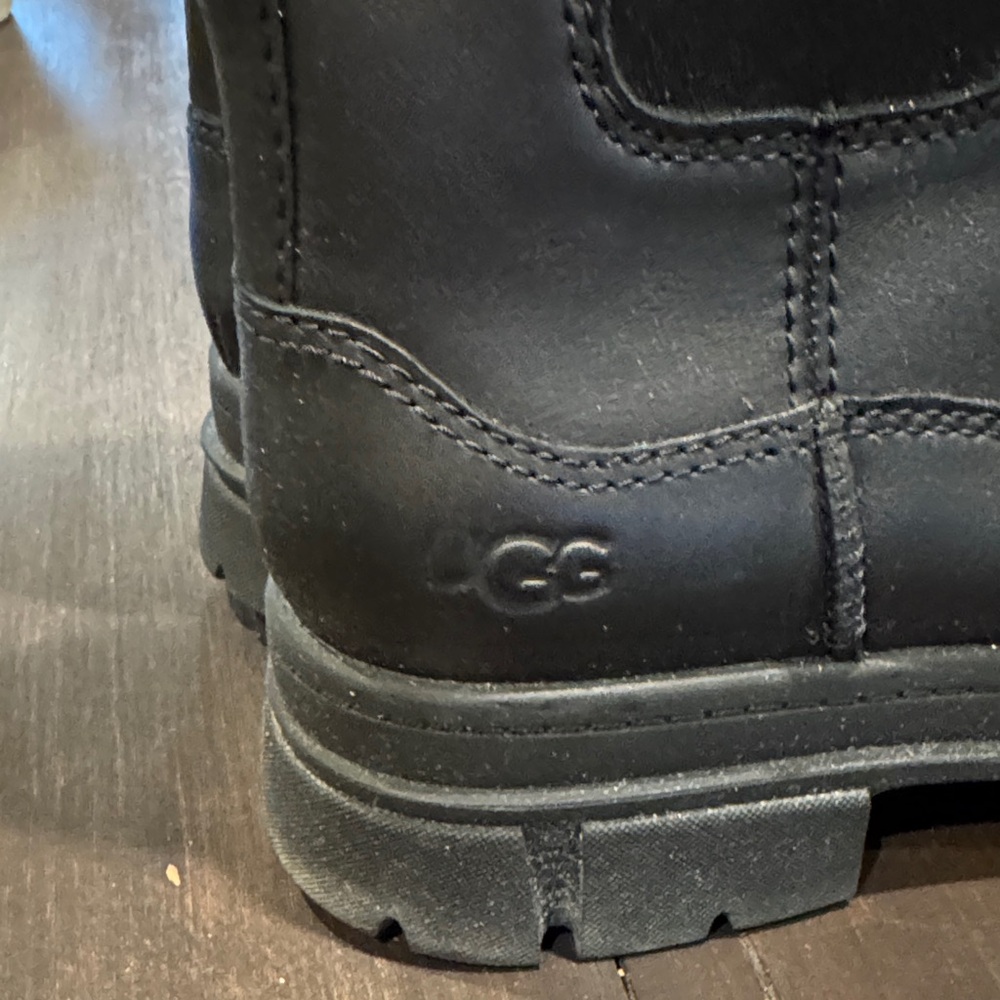 UGG Black Heeled Boots - Picture 2 of 5